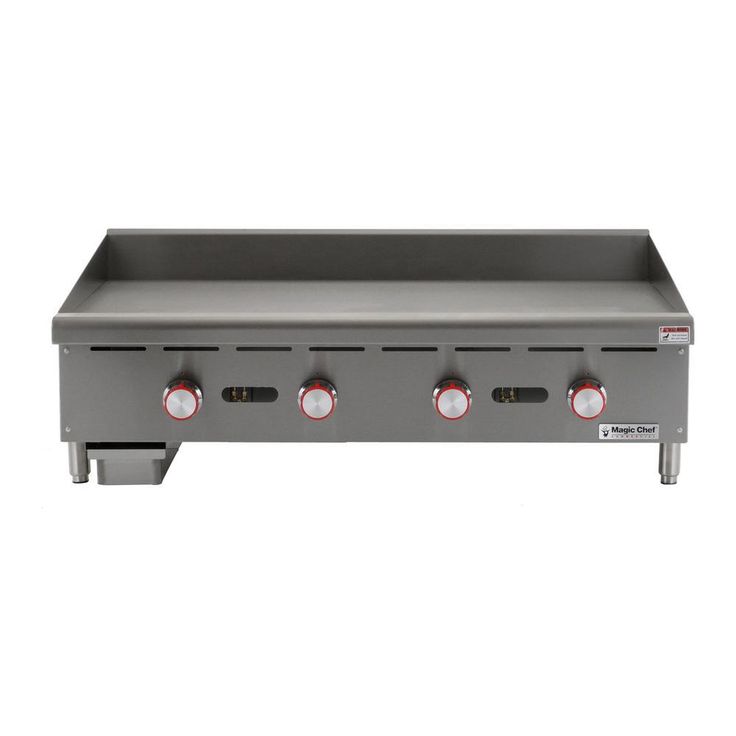 Commercial 48 in. Thermostatic Countertop Griddle