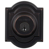 Prestige Single Cylinder Venetian Bronze Arched Deadbolt Featuring SmartKey Security - Super Arbor