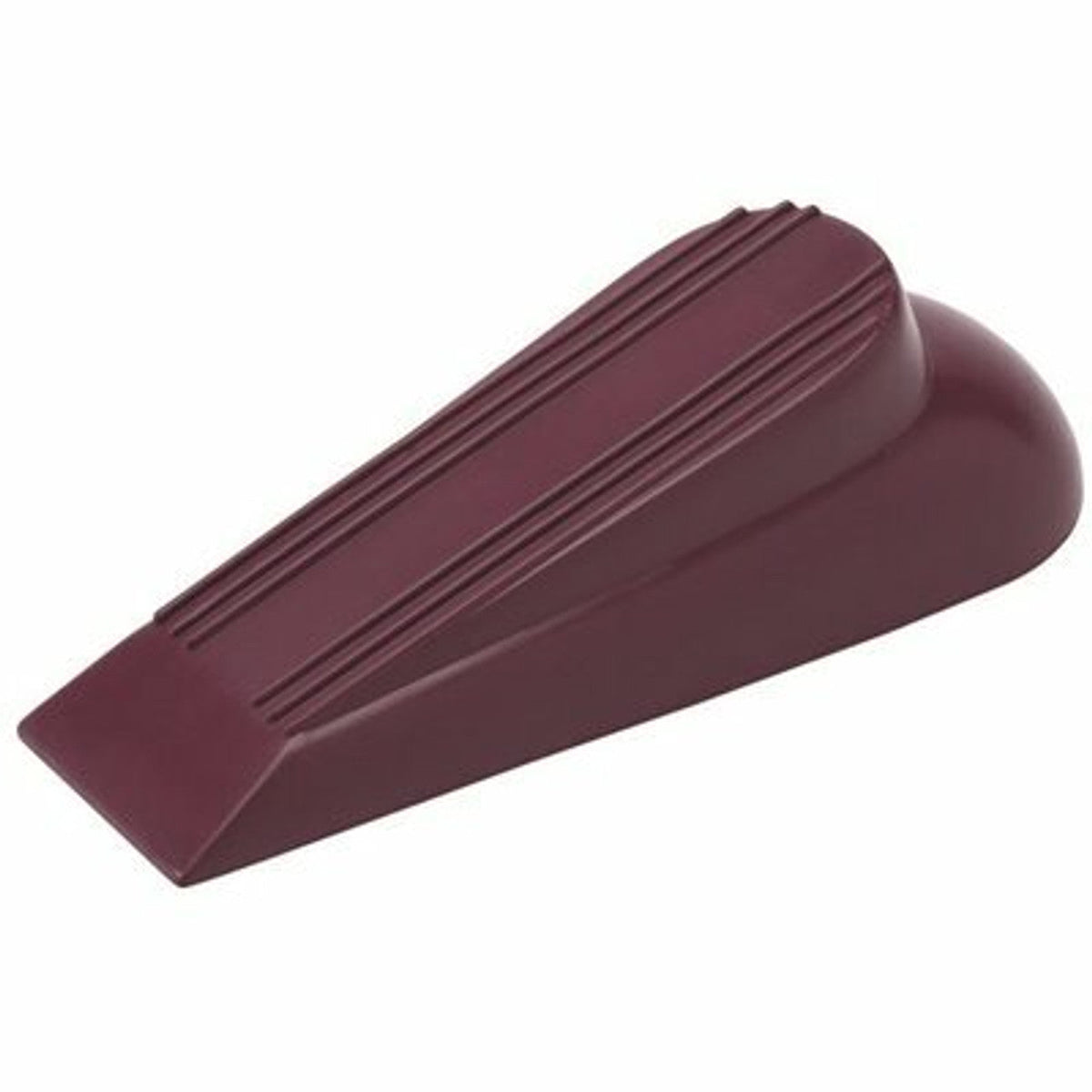 Everbilt 4-1/2 in. Wedge Doorstop, Rubber, Dark Brown