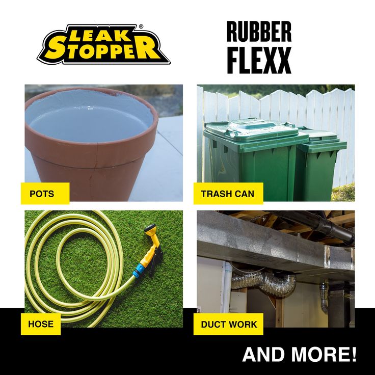 LEAK STOPPER Rubber Flexx 15-fl oz Waterproof Roof Sealant