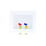 1/2 in. Expansion PEX Plastic Dual Drain Washing Machine Outlet Box