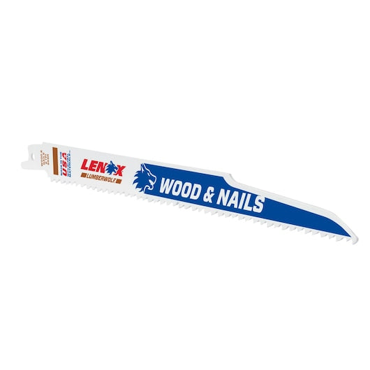 LENOX 3-Pack 9-in 6-TPI Wood Cutting Reciprocating Saw Blade