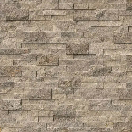 MSI Trevi Gray Ledger Panel 6 in. x 24 in. Natural Travertine Wall Tile (10 cases / 60 sq. ft. / pallet)