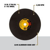 DEWALT Aluminum Oxide 14-in Chop Saw Blade