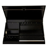 41 in. 0-Drawer Portable Workstation Top Chest in Textured Black - Super Arbor