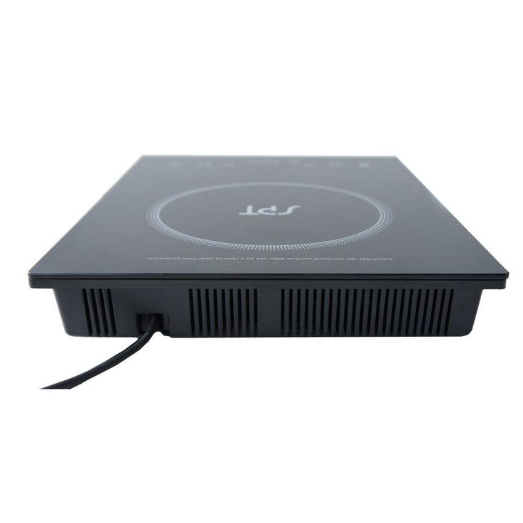 1650-Watts 8 in. Single Burner Induction Cooker (Black) with 3.5L Induction Ready Stainless Steel Pot w/ Glass Lid