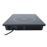 1650-Watts 8 in. Single Burner Induction Cooker (Black) with 3.5L Induction Ready Stainless Steel Pot w/ Glass Lid