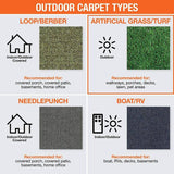 TrafficMaster Toulon 12 ft. Wide x Cut to Length Indoor/Outdoor Meadow Artificial Grass