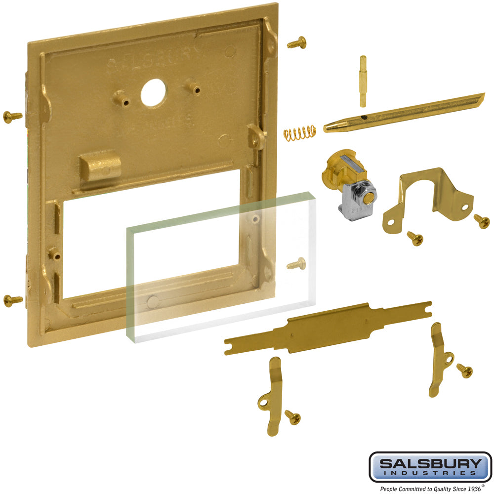 Brass Mailbox Bolt for #2 Door