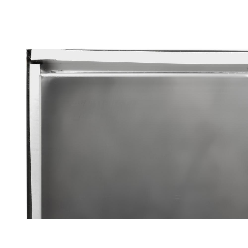 24 in. x 12 in. x 4 in. Niche in Polished Stainless Steel - Super Arbor