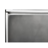 24 in. x 12 in. x 4 in. Niche in Polished Stainless Steel - Super Arbor