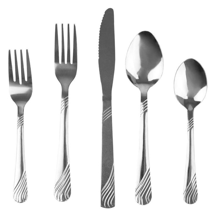 River 20-Piece Stainless Steel Flatware Set
