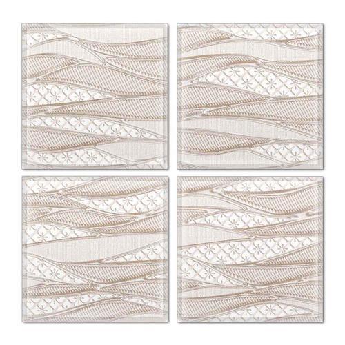 Instant Mosaic Upscale Designs by Ema 16-Pack 6-in x 6-in Glossy Glass Subway Wall Tile - Super Arbor