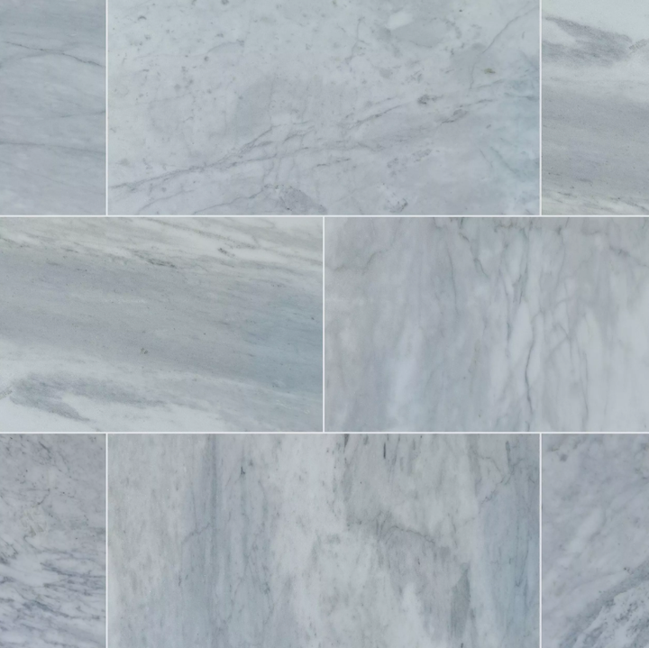 Celestial Blue Honed Marble Tile