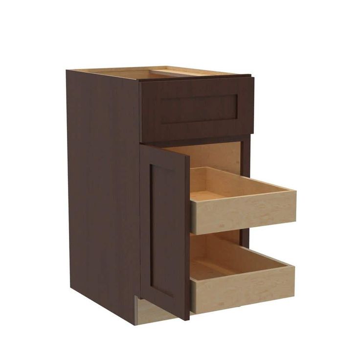 Home Decorators Collection Newport 18 in. W x 24 in. D x 34.5 in. H Assembled Plywood Base Kitchen Cabinet in Manganite with 2ROT Soft Close LH