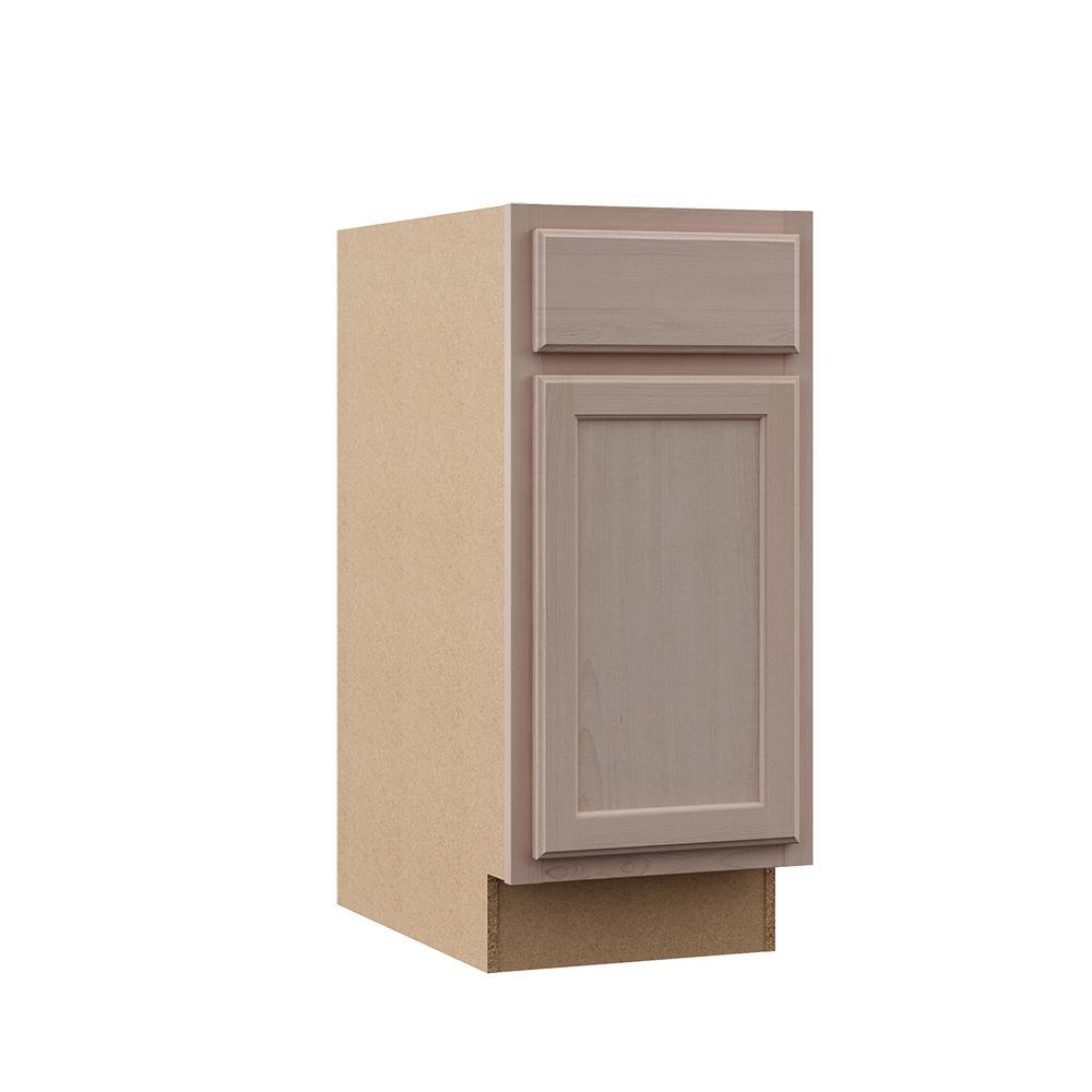 Hampton Assembled 24x34.5x24 in. Base Kitchen Cabinet in Unfinished Beech - Super Arbor