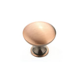 1-1/8 in. Brushed Nickel Contemporary and Modern Knob - Super Arbor