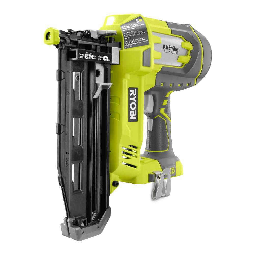 18-Volt ONE+ AirStrike 16-Gauge Cordless Straight Finish Nailer Kit with ONE+ 2.0 Ah Lithium-Ion Battery and Charger - Super Arbor