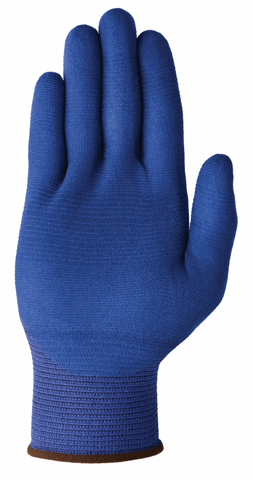 HYFLEX Foam Nitrile Coated Gloves, S, ANSI Level 4, Blue