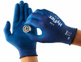 HYFLEX Foam Nitrile Coated Gloves, Blue - XS (6)