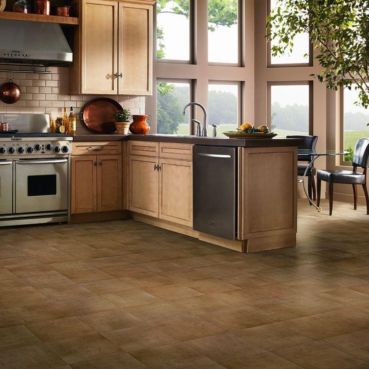 TrafficMASTER Red Stone 12 in. x 12 in. Peel and Stick Vinyl Tile (30 sq. ft. / case)