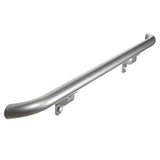 4 ft. Textured Black Aluminum Round with Curved Ends Hand Rail Kit - Super Arbor