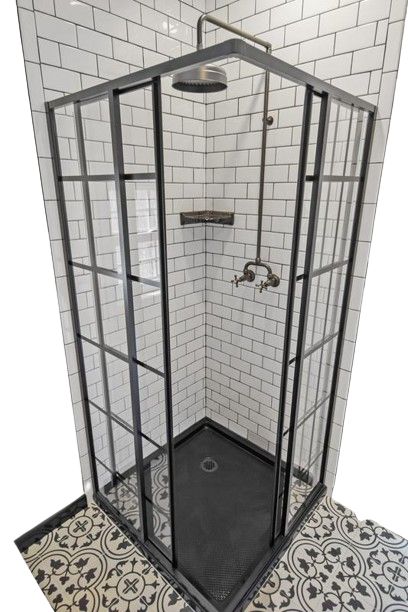 DreamLine French Corner Floor Square 2-Piece Corner Shower Kit (Actual: 74.75-in x 36-in x 36-in)