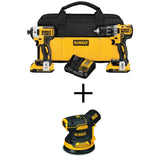 20-Volt Max Lithium-Ion Cordless Combo Kit (10-Tool) w/ (2) Batteries 2.0Ah, Charger & Tool Bag - Super Arbor