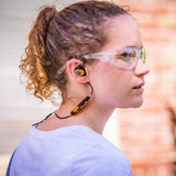 PRO 2.0 Noise Reducing Bluetooth Safety Earbuds 27 NRR, 16-Hour Battery OSHA Compliant Work Headphones in Orange - Super Arbor