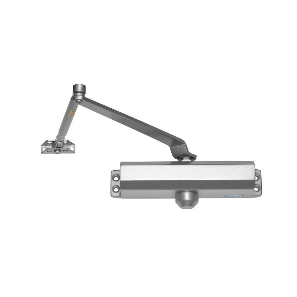 Commercial Door Closer with Backcheck in Aluminum - Size 3 - Super Arbor
