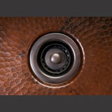 All-in-One Dual Mount Copper 17 in. Rectangle Bar/Prep Sink with Faucet and 2 in. Strainer Drain in Oil Rubbed Bronze