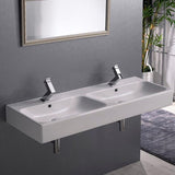 Nameeks Pinto Wall Mounted Bathroom Sink in White