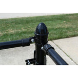 Everbilt 2-3/8 in. Chain Link Fence Black Steel Brace Band