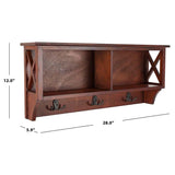 Safavieh Freya Hanging Storage Wall Rack (Cherry)