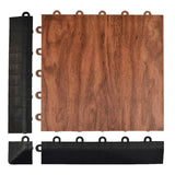 Greatmats Max Tile 12 in. x 12 in. x 5/8 in. Cherry Vinyl Interlocking Raised Modular Floor Tile (Case of 26)