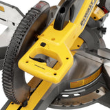 FLEXVOLT 120-Volt MAX Lithium-Ion Cordless Brushless 12 in. Sliding Miter Saw w/ AC Adapter, (2) Batteries 2Ah & Charger - Super Arbor