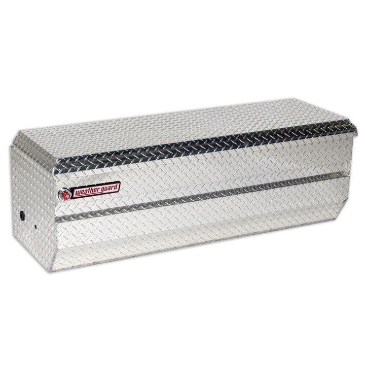 Weather Guard 55 Diamond Plate Aluminum Full Size Chest Truck Tool Box - Super Arbor