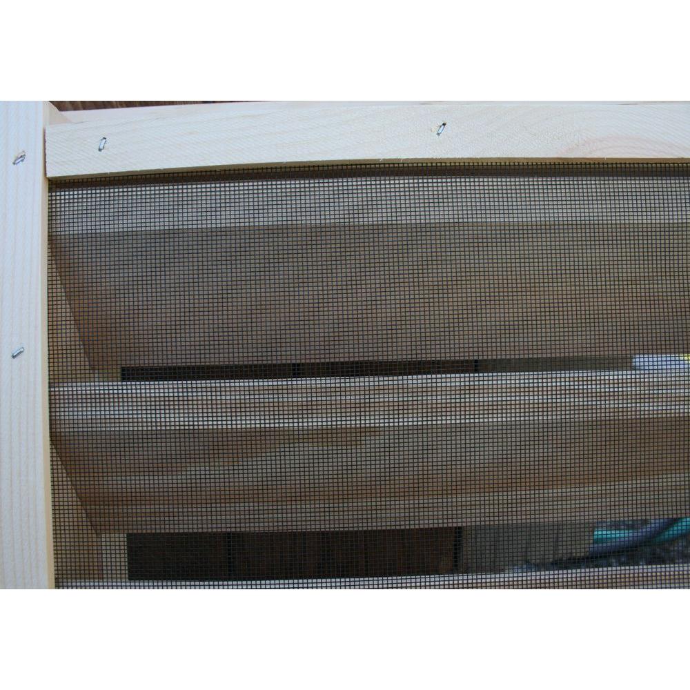 12 in. x 18 in. Paintable Wood Rectangular Siding Vent - Super Arbor