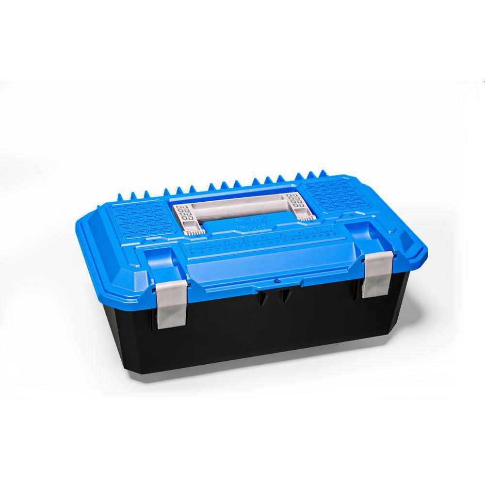 DECKED Crossbox 17 in. Drawer Tool Box in Blue and Black - Super Arbor