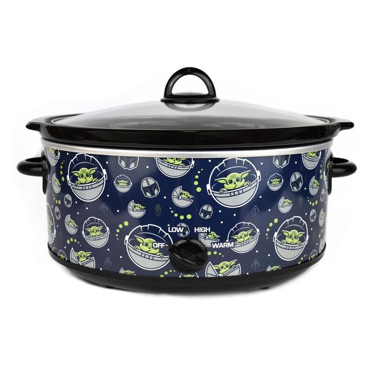 Star Wars The Mandalorian 7 Qt Navy Blue Slow Cooker