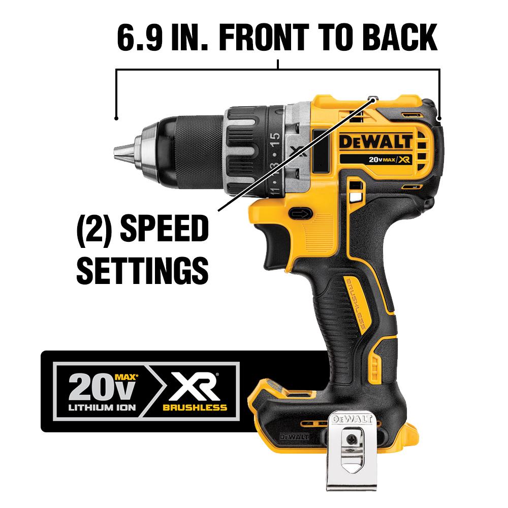 20-Volt MAX XR Lithium-Ion Brushless Cordless 1/2 in. Drill/Driver with 20-V Cordless 6-1/2 in. Circular Saw (Tool-Only)