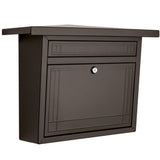 Frank Lloyd Wright Collection Beachy Wall Mount Locking Mailbox - Super Arbor