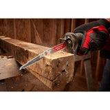 M18 FUEL 18-Volt Lithium-Ion Brushless Cordless Sawzall Reciprocating Saw Kit with Carbide Teeth The AX SAWZALL Blade - Super Arbor
