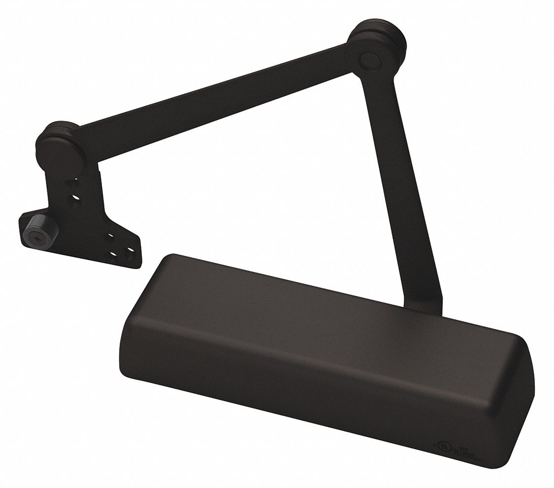 ASSA ABLOY ACCENTRA Heavy Duty Dark Bronze Door Closer, Parallel Mounting