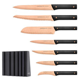 Knight 13-Piece Titanium Plated Cutlery Block Set