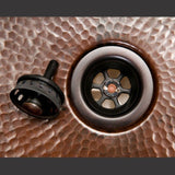 All-in-One Dual Mount Copper 17 in. Rectangle Bar/Prep Sink with Faucet and 2 in. Strainer Drain in Oil Rubbed Bronze