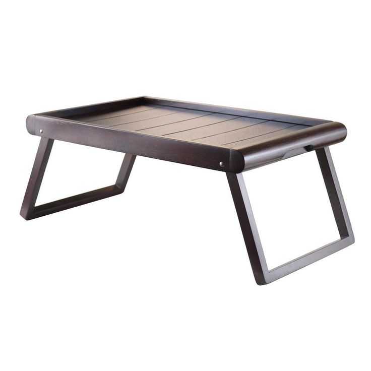 Elise Bed Tray U-Leg, Wainscoting Top