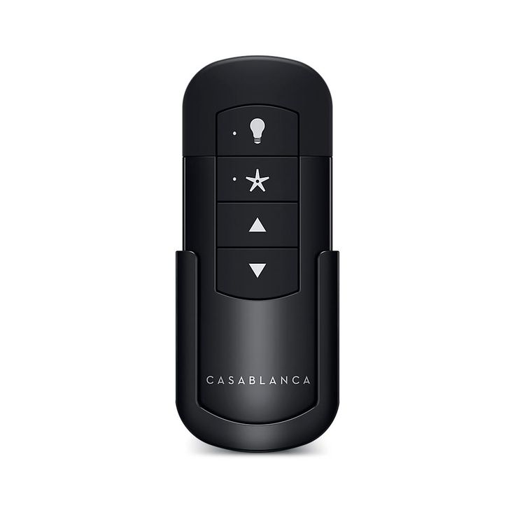 Handheld Glossy Black Indoor Remote Control