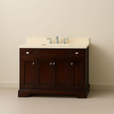 Home Decorators Collection Teagen 42-Inch Bathroom Vanity in Dark Espresso with Cultured Marble Top