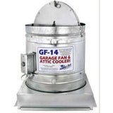 1150 CFM Galvanized Steel Electric Powered Attic Fan with Adjustable Thermostat - Super Arbor